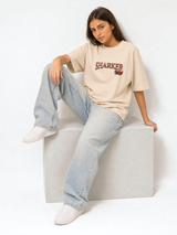 Camiseta Cherries beige