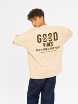 Camiseta Good Vives Beige