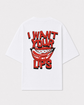 Camiseta Lips blanca