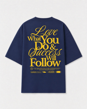 Camiseta follow AZUL