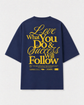 Camiseta follow AZUL
