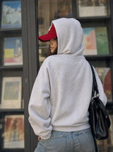 Hoodie cremallera parches SHKR