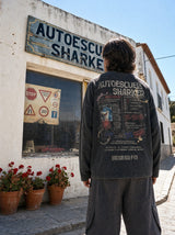 Camiseta manga larga autoescuela SHARKY