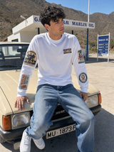 Camiseta manga larga Gasolinera Marlin Oil