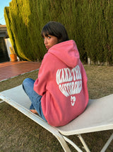 Hoodie Make the Difference Rosa