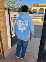 Hoodie Make the Difference azul bebe