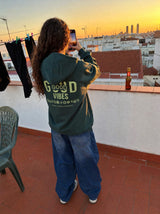 Hoodie Good vives Verde