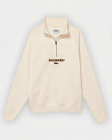 Sudadera Half zip BASIC BEIGE