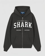 Hoodie Cremallera SHARK GRIS