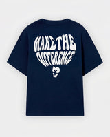 Camiseta Make the difference azul