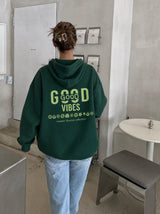Hoodie Good vives Verde