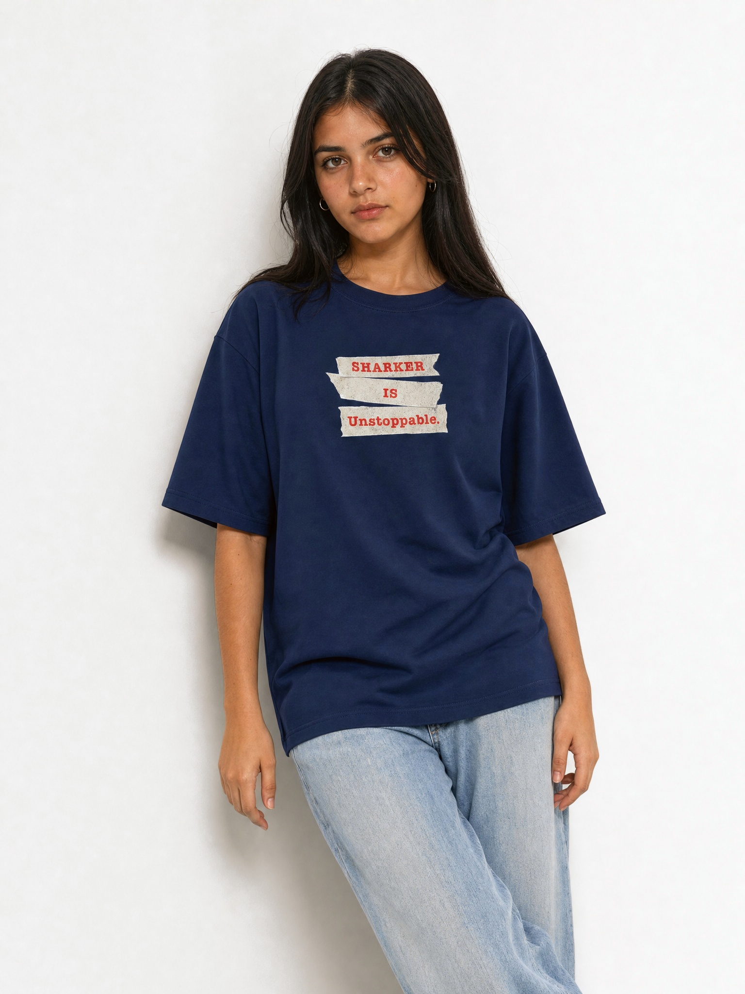 Camiseta unstoppable azul