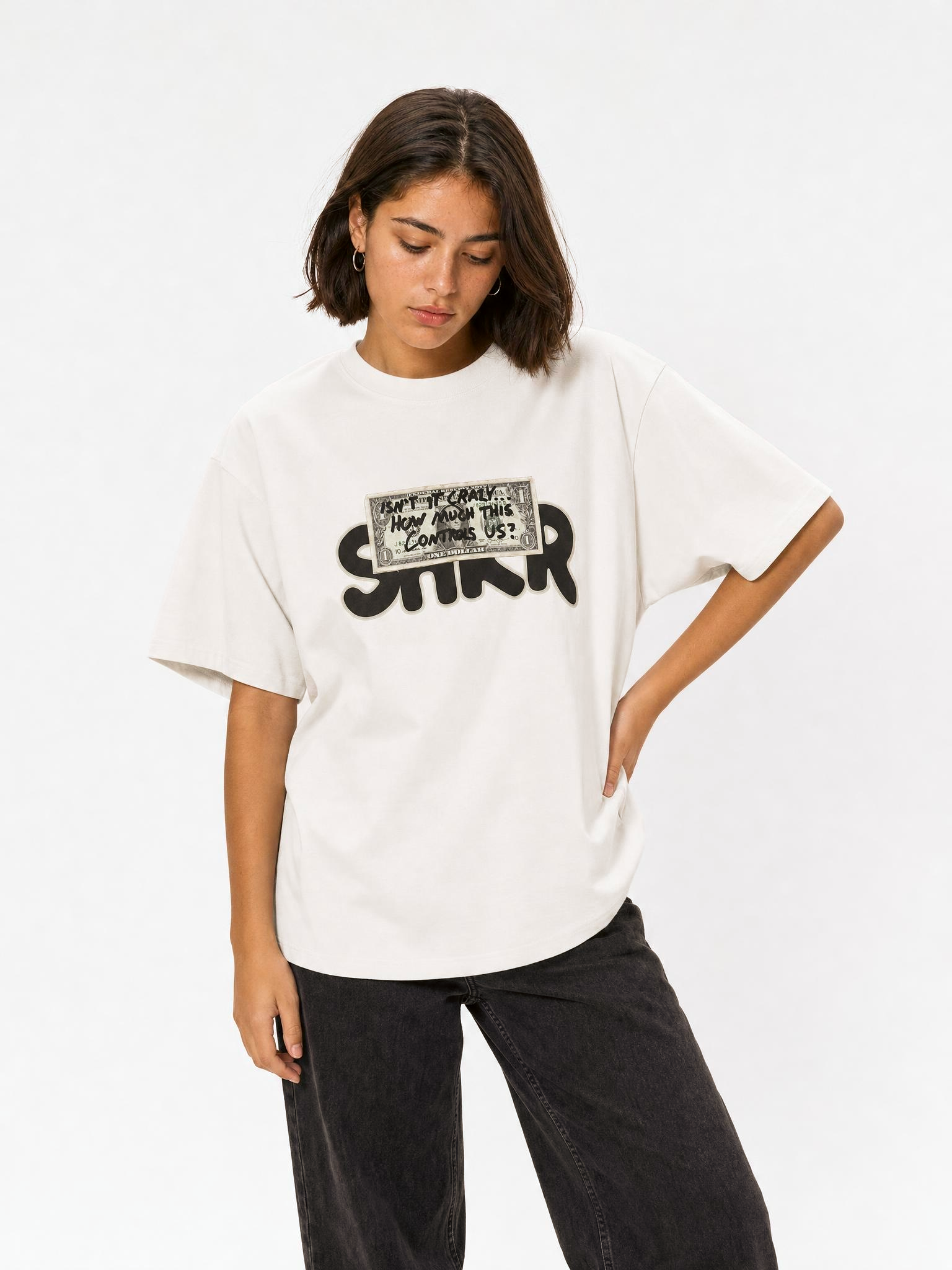 Camiseta Money blanca