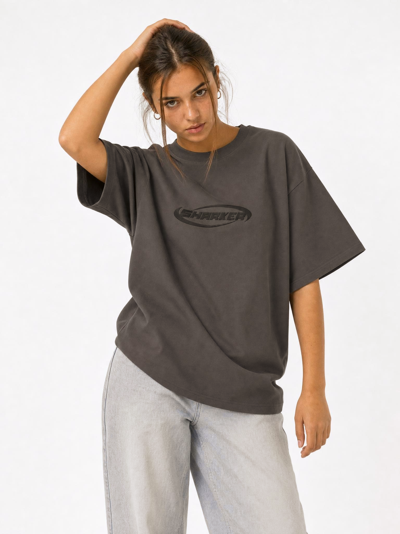 Camiseta details gris