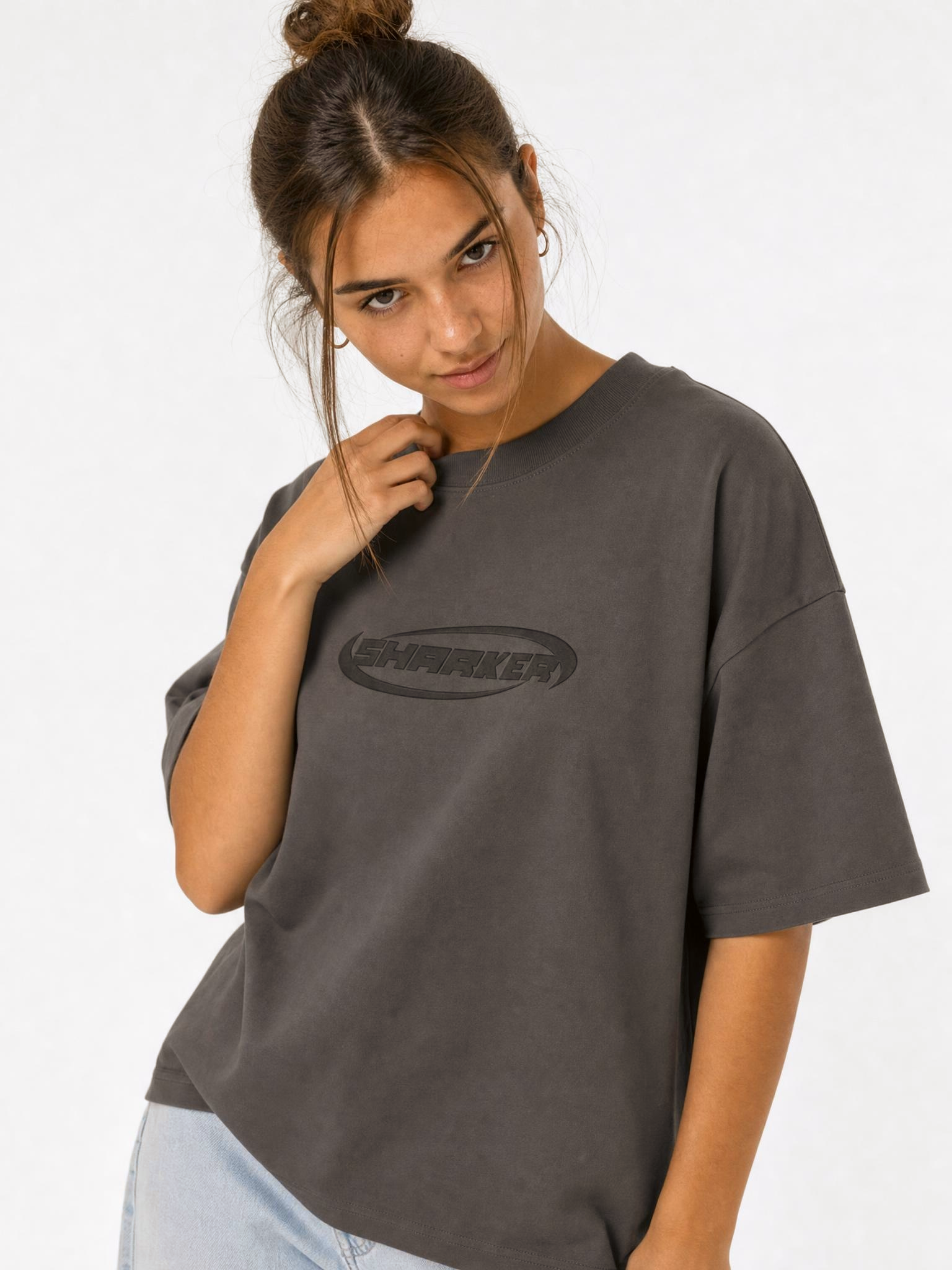 Camiseta details gris