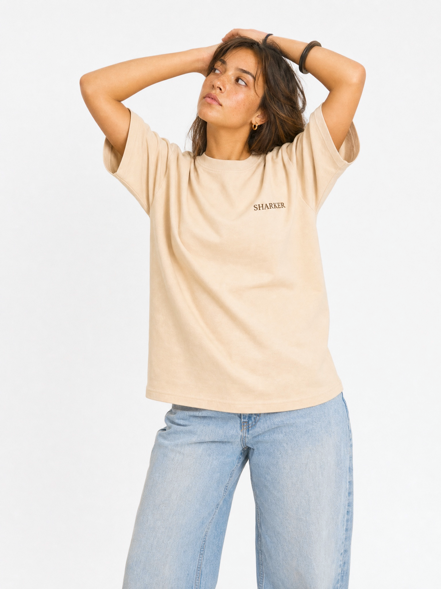 Camiseta Good Vives Beige
