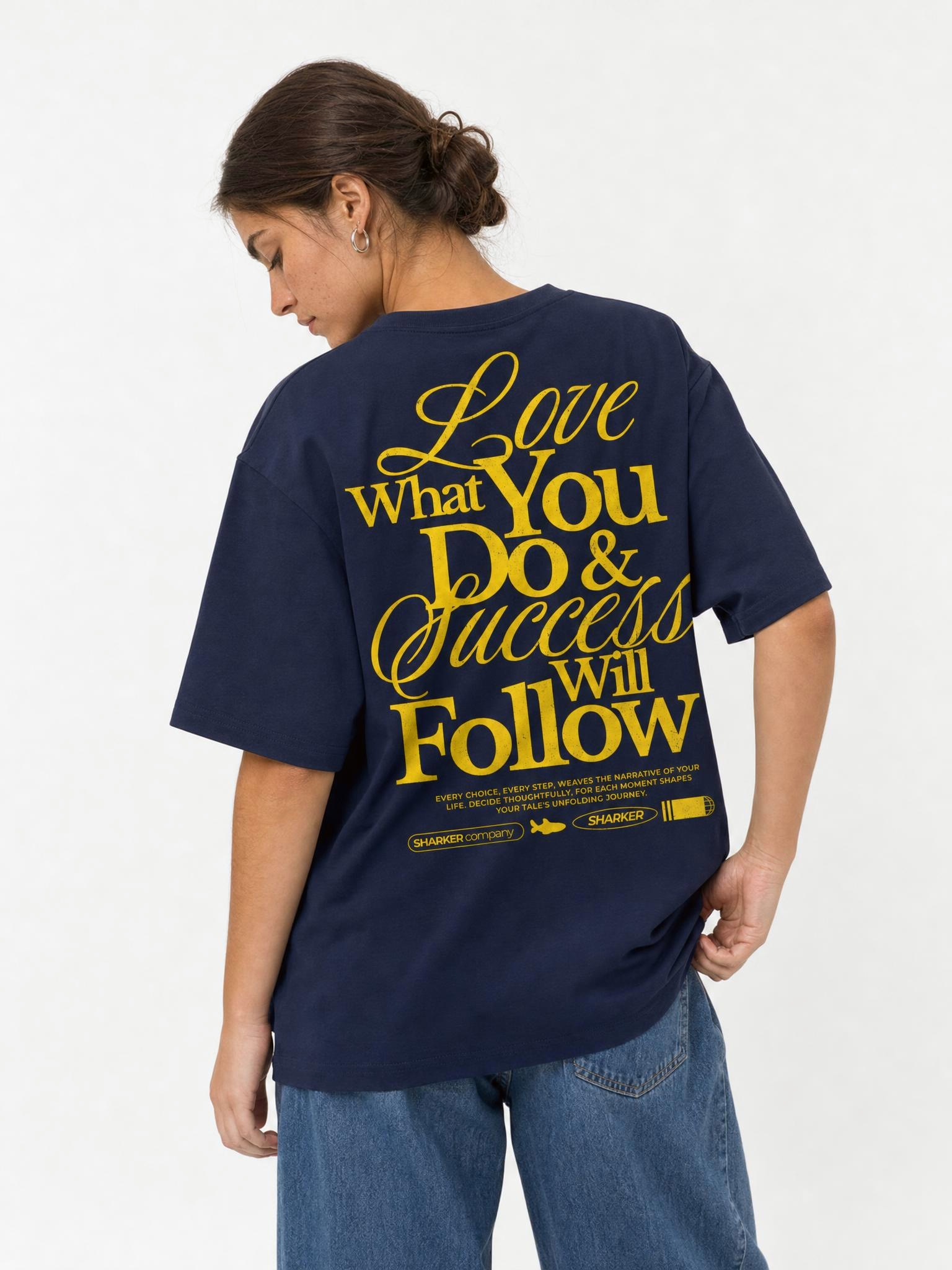 Camiseta follow AZUL