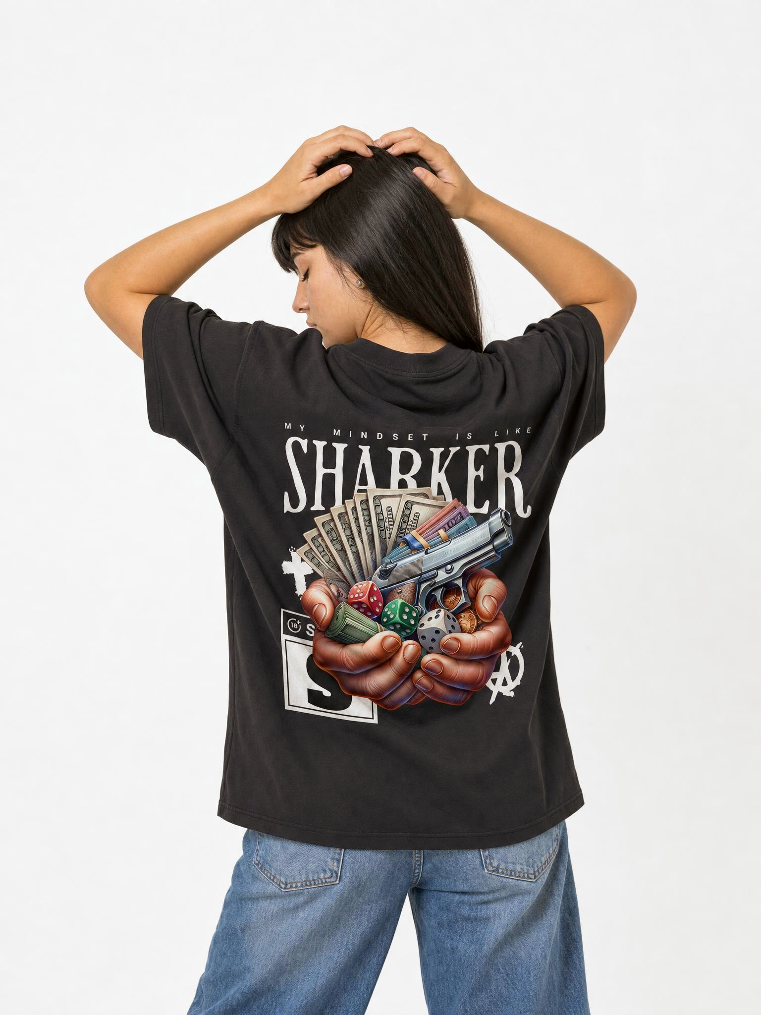 Camiseta rockstar negra