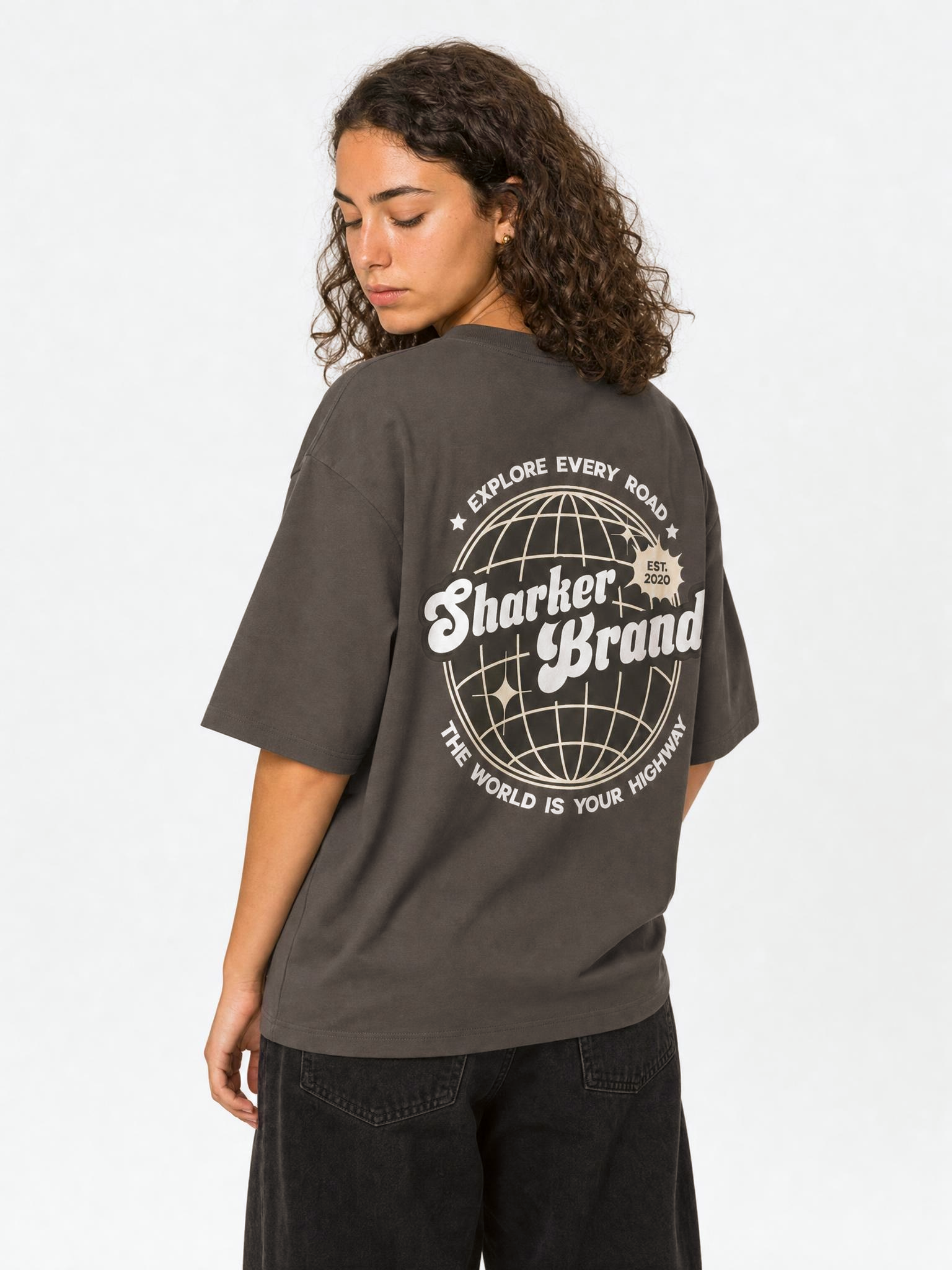 Camiseta Explore gris