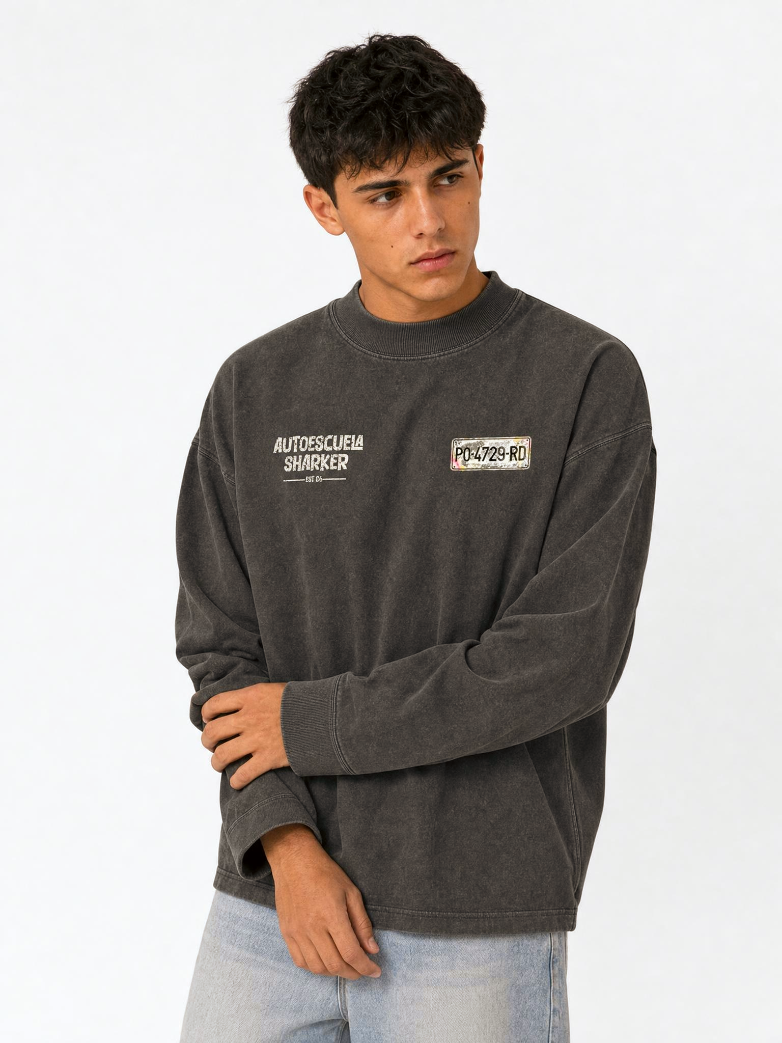 Camiseta manga larga autoescuela SHARKY