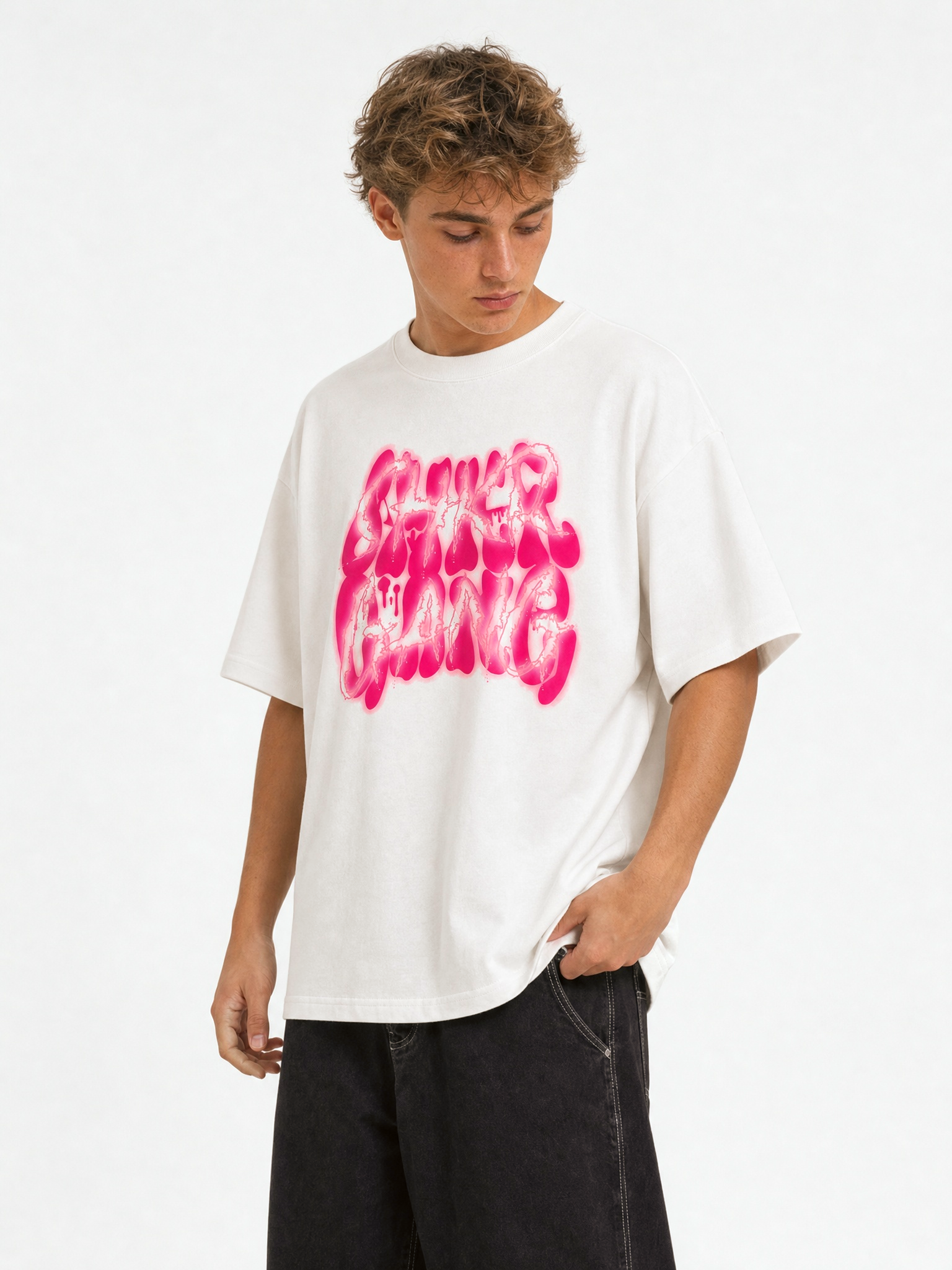 Camiseta SHKR GANG BLANCA