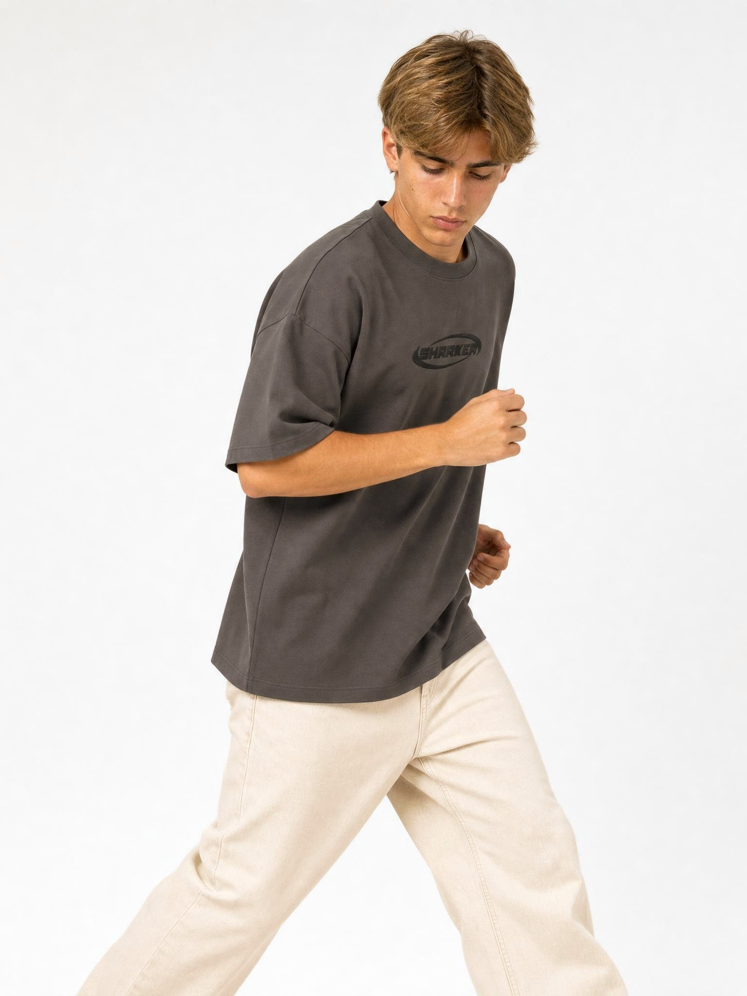 Camiseta details gris