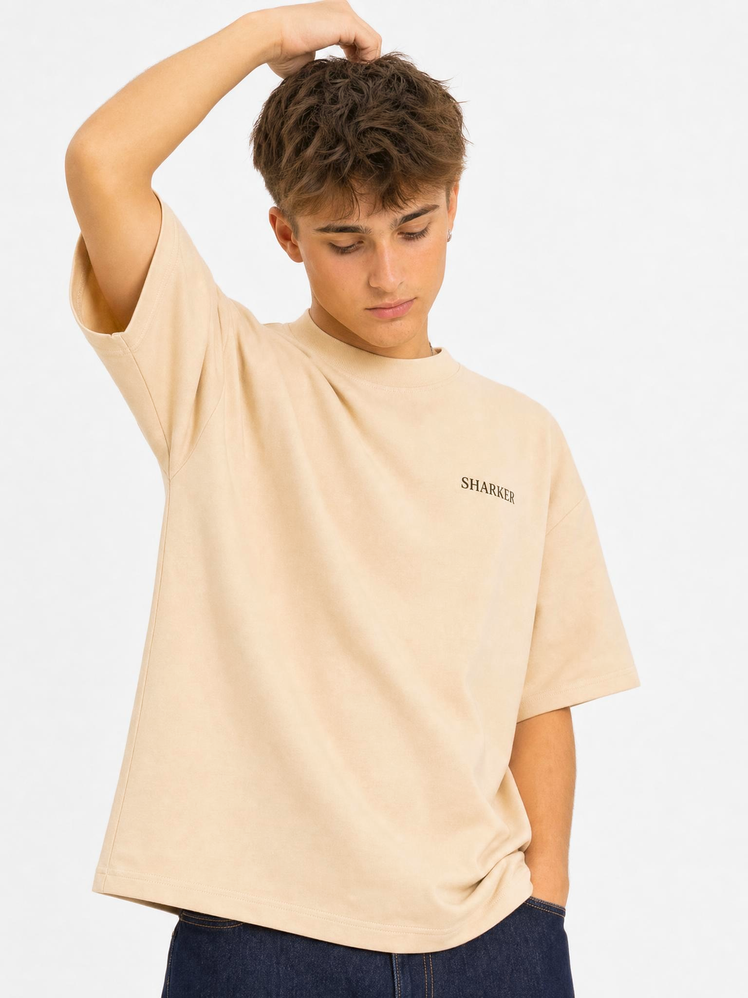 Camiseta Good Vives Beige