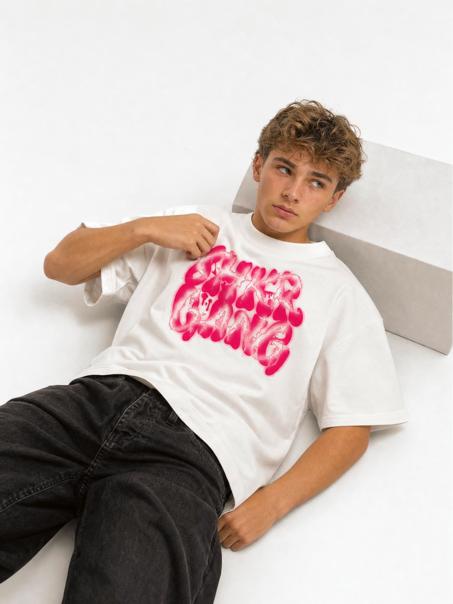 Camiseta SHKR GANG BLANCA