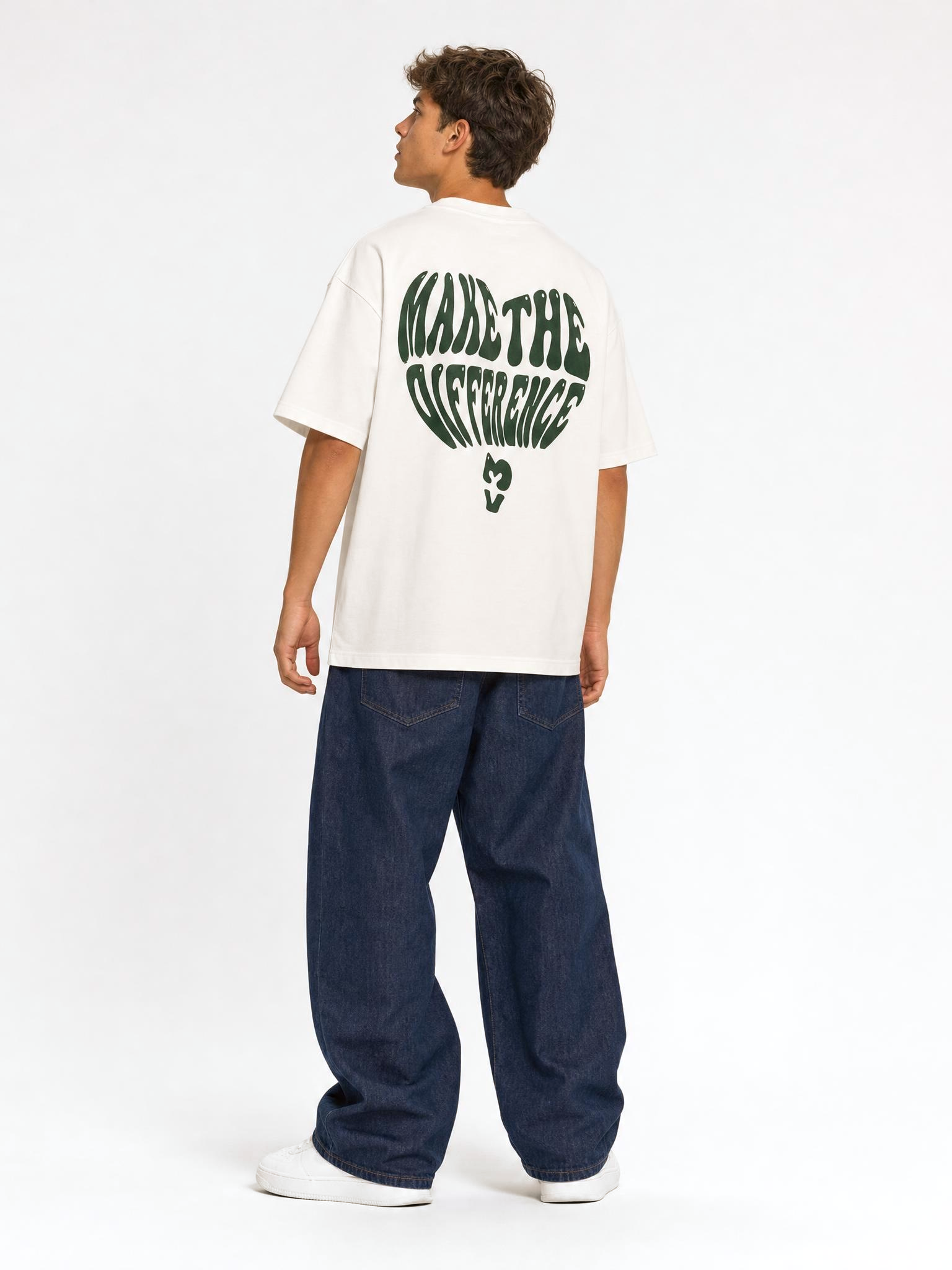 Camiseta Make the Difference Blanca