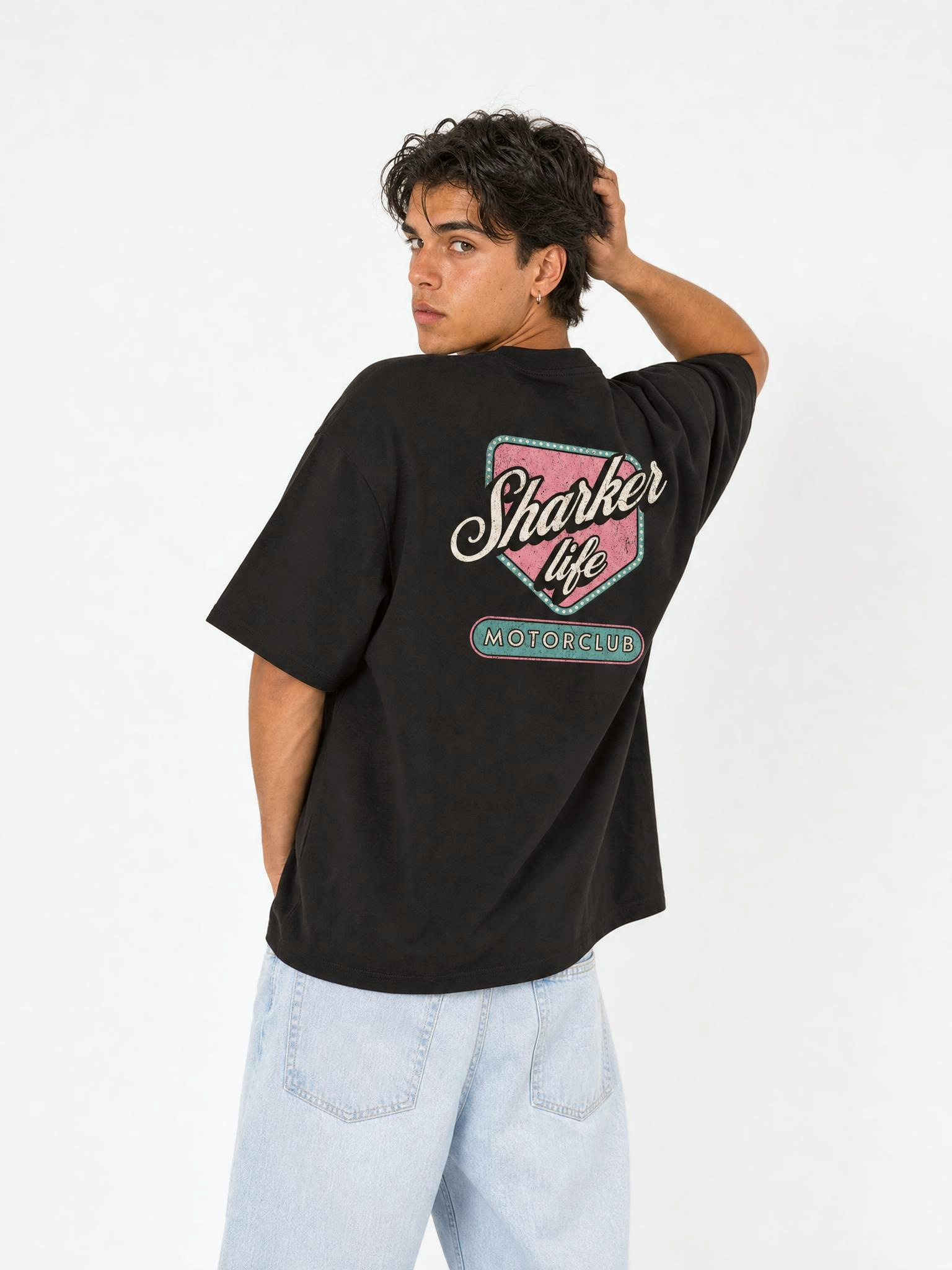 Camiseta MOTORCLUB NEGRA