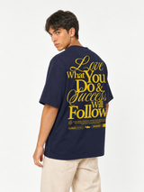 Camiseta follow AZUL