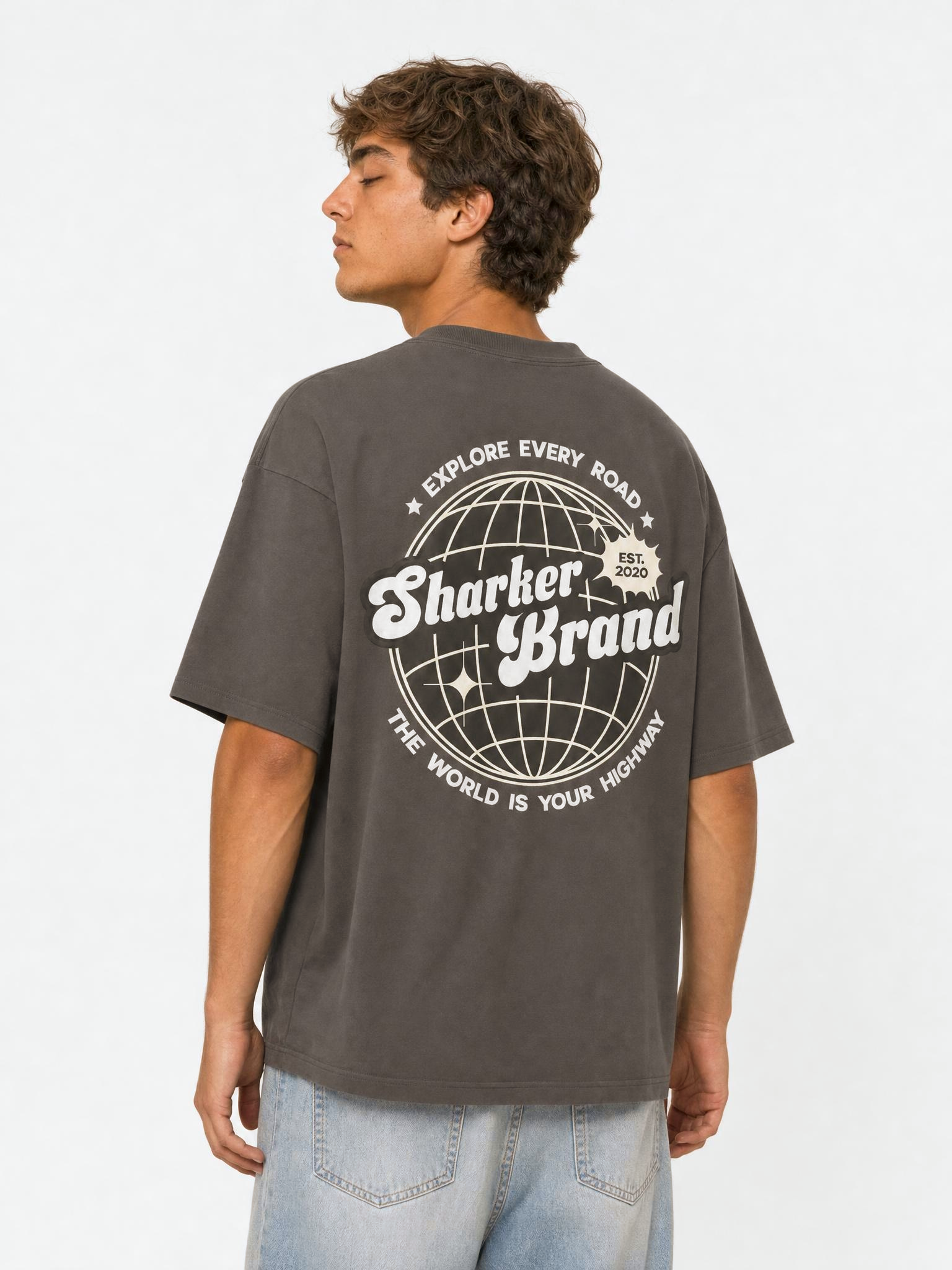 Camiseta Explore gris