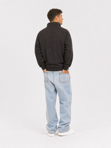 Sudadera Half zip BASIC NEGRO