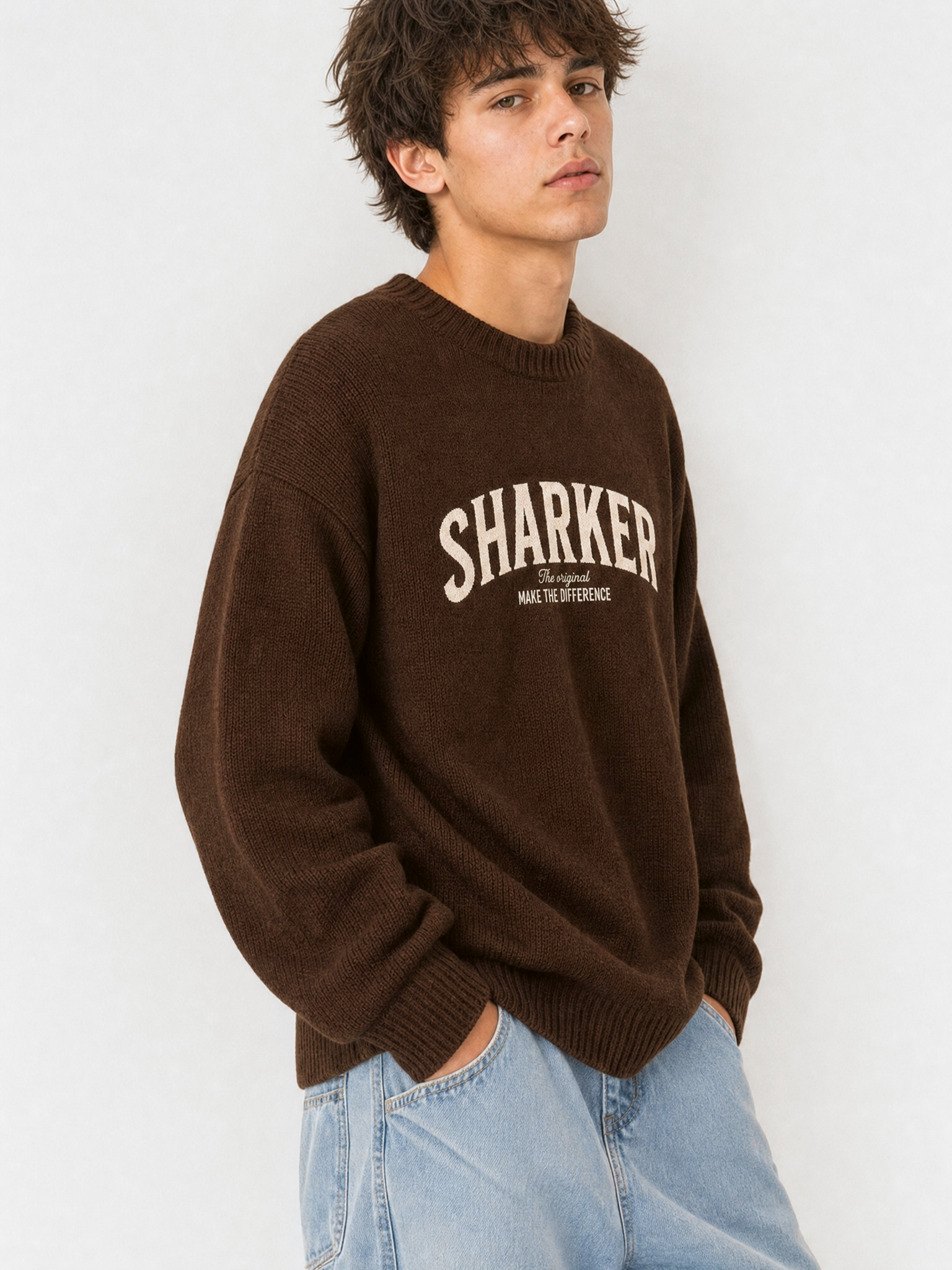 Jersey marron SHARKER