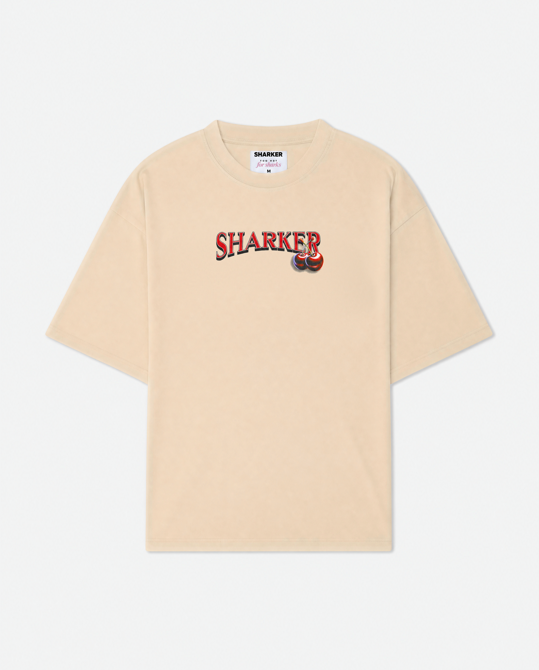 Camiseta Cherries beige