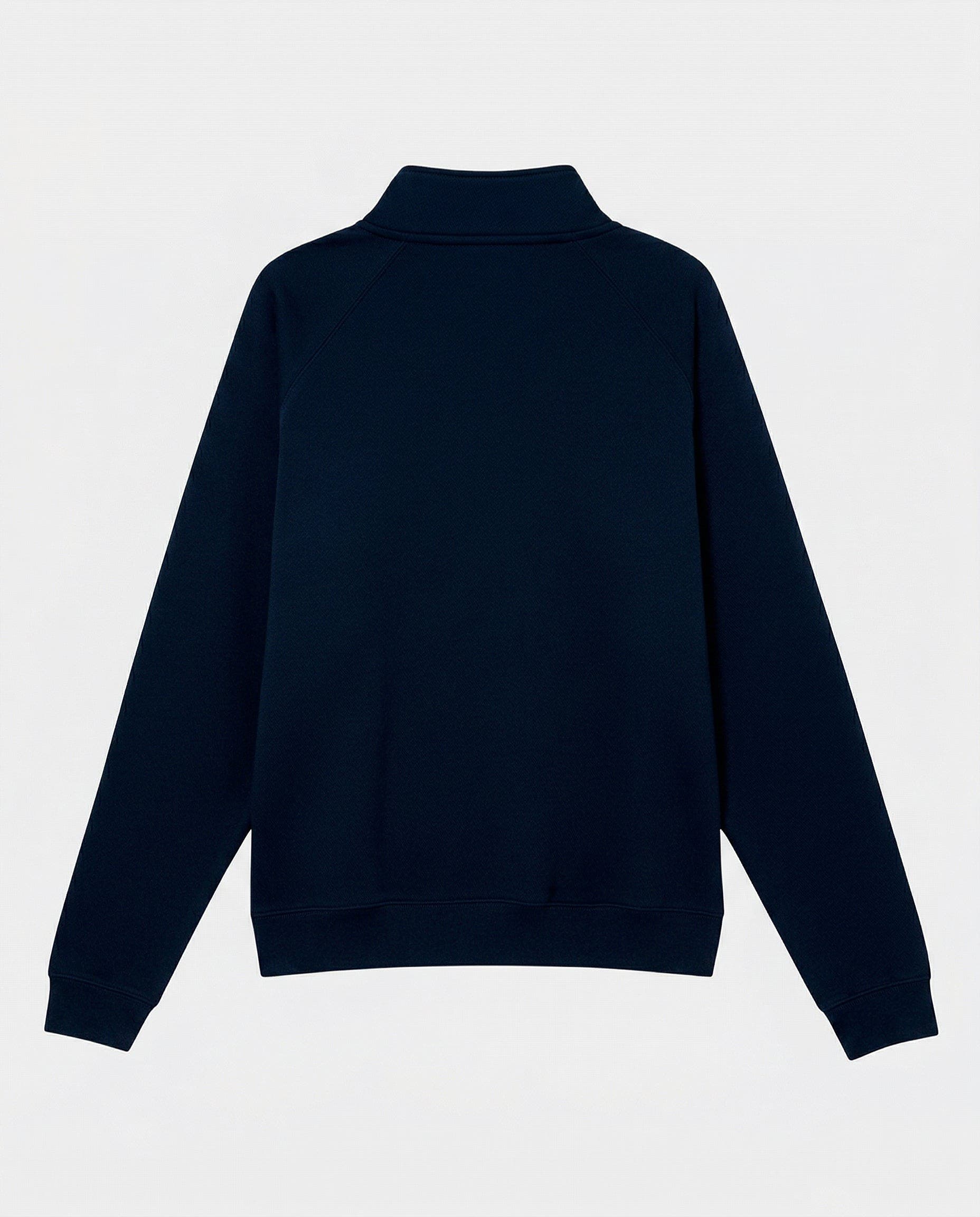 Sudadera Half zip BASIC AZUL MARINO
