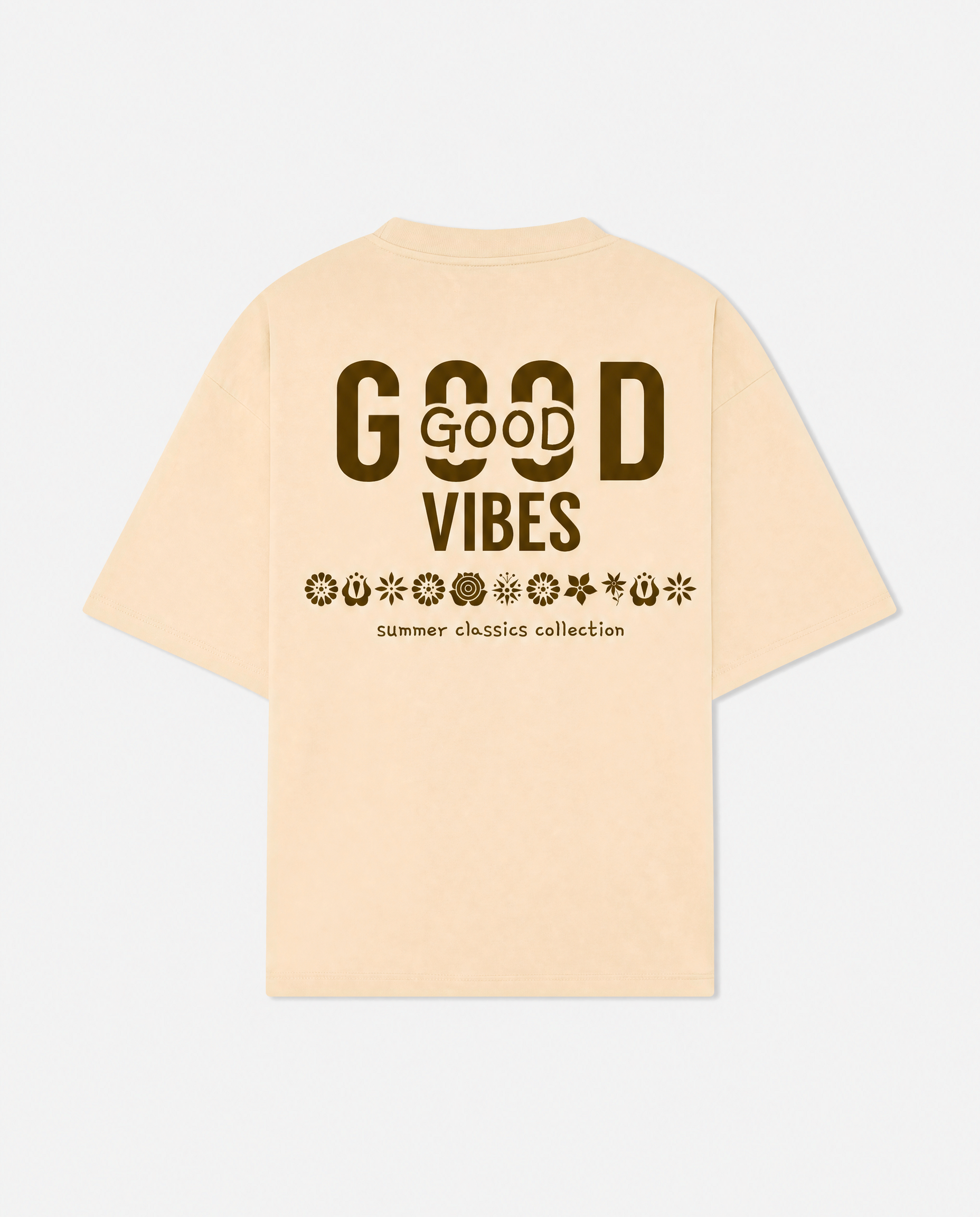 Camiseta Good Vives Beige