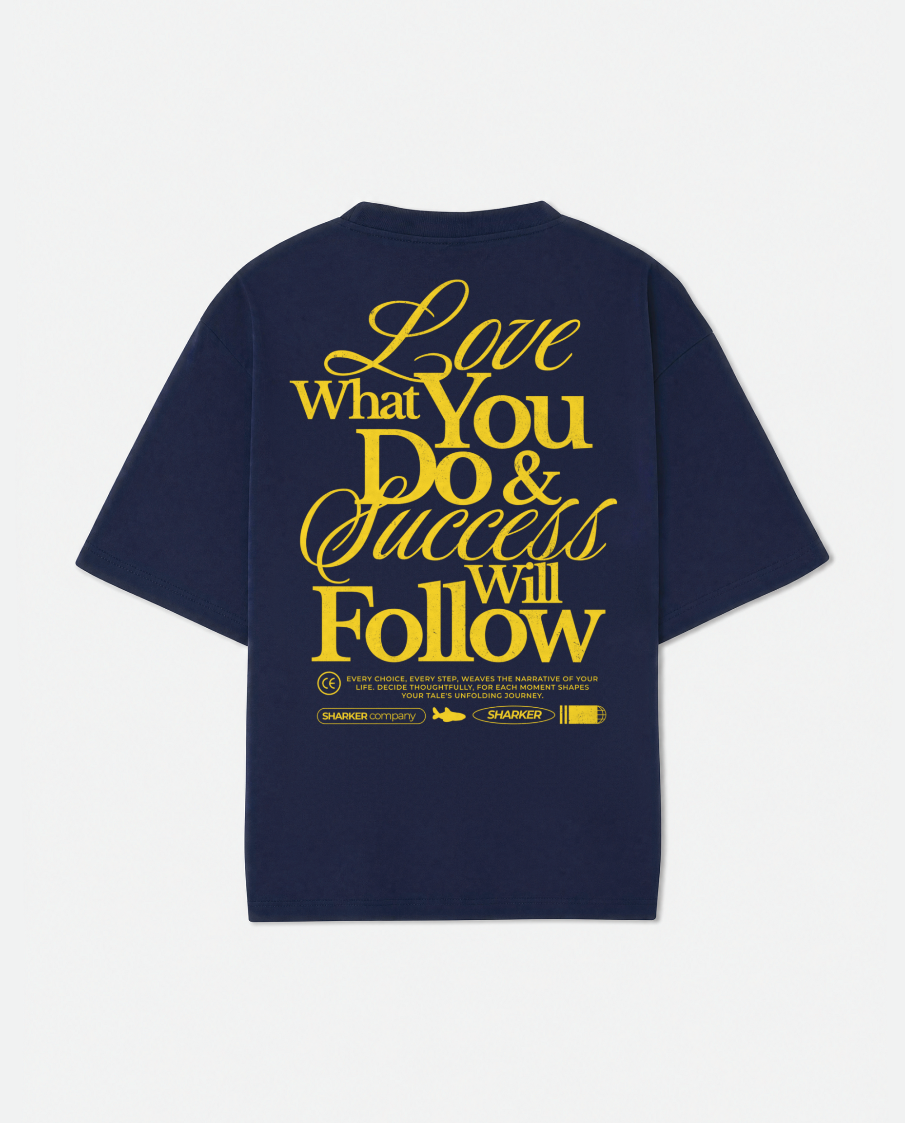 Camiseta follow AZUL