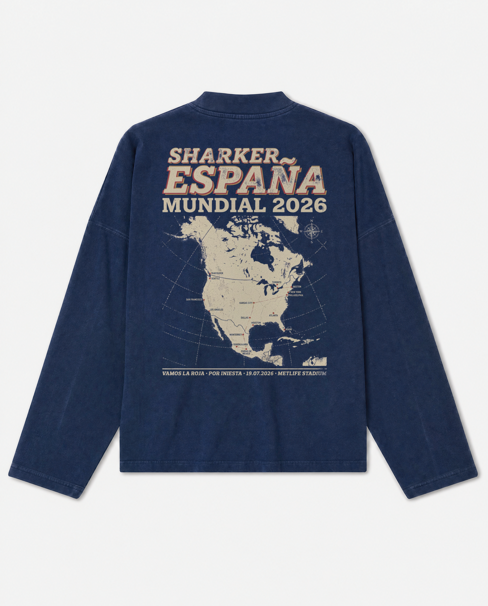 Camiseta mundial 2026 manga larga