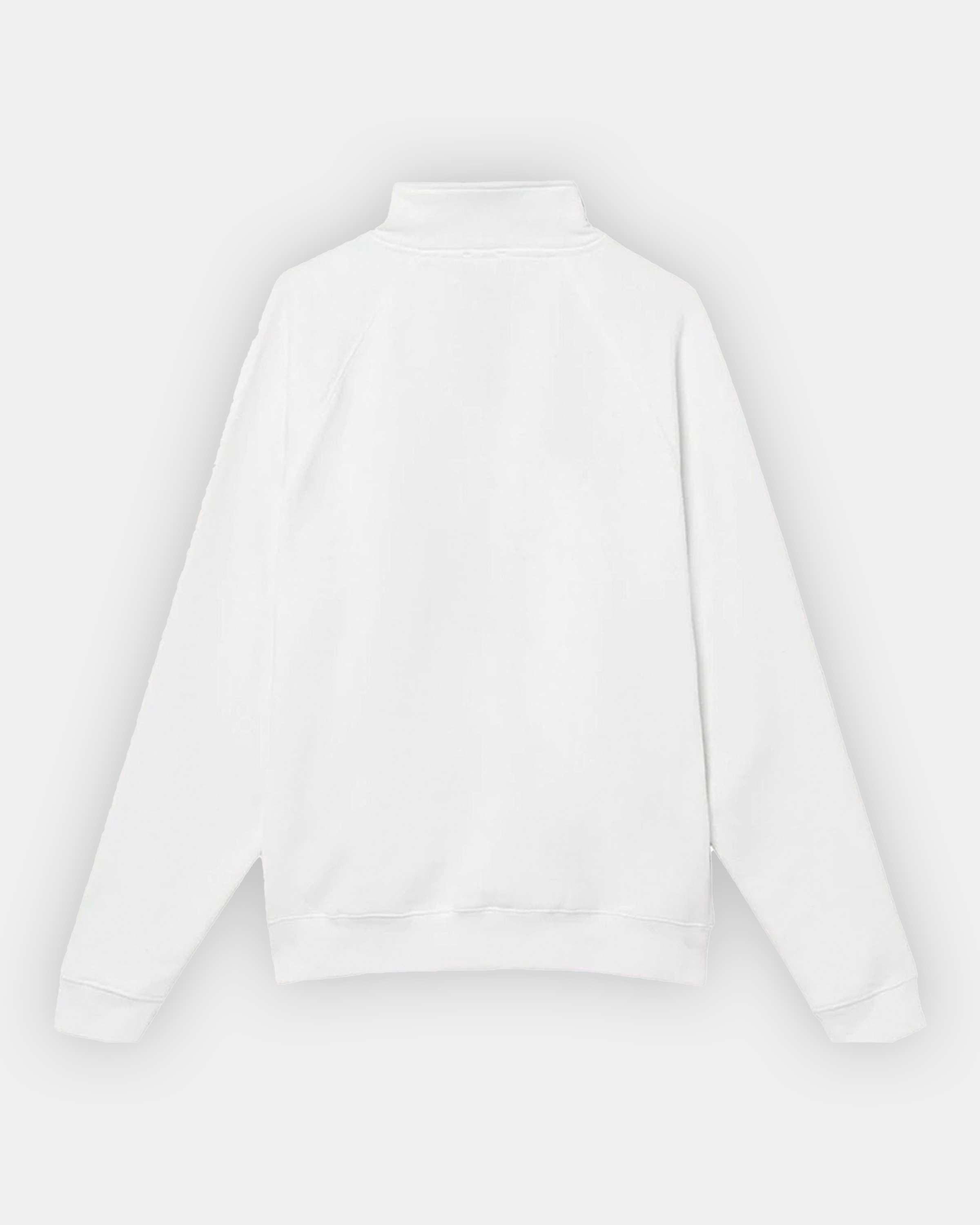Sudadera Half zip BASIC Blanco