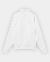 Sudadera Half zip BASIC Blanco