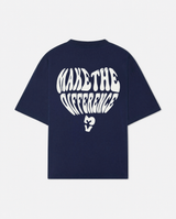 Camiseta Make the difference azul
