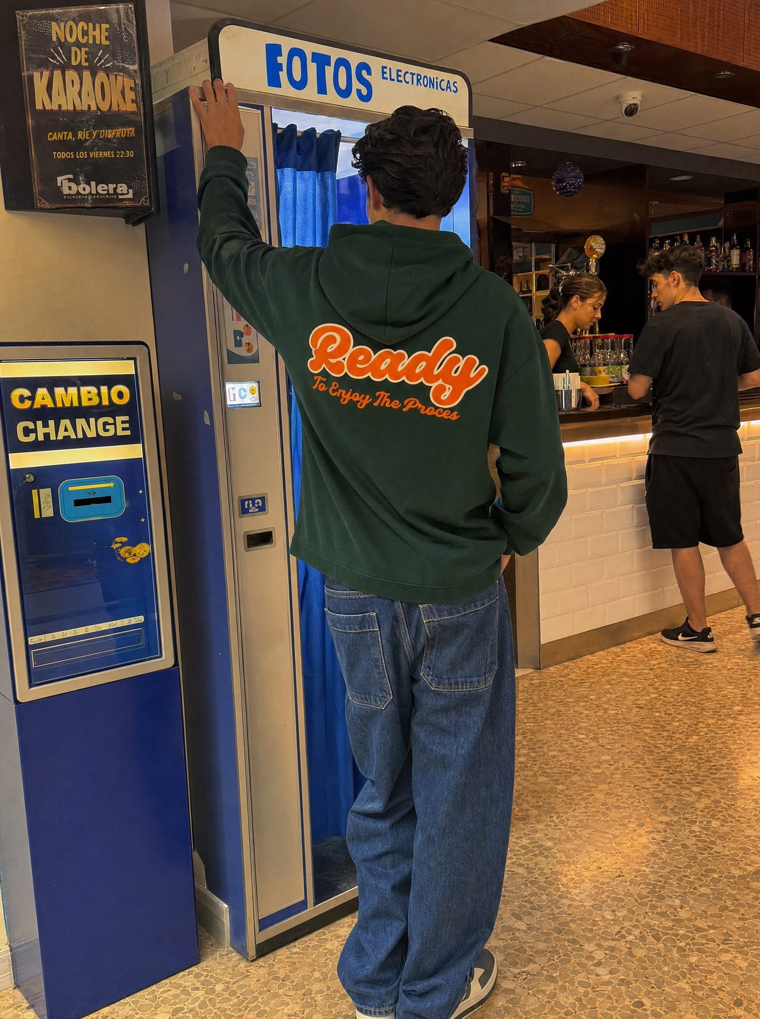 Hoodie Enjoy Verde