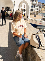 Camiseta Cherries beige
