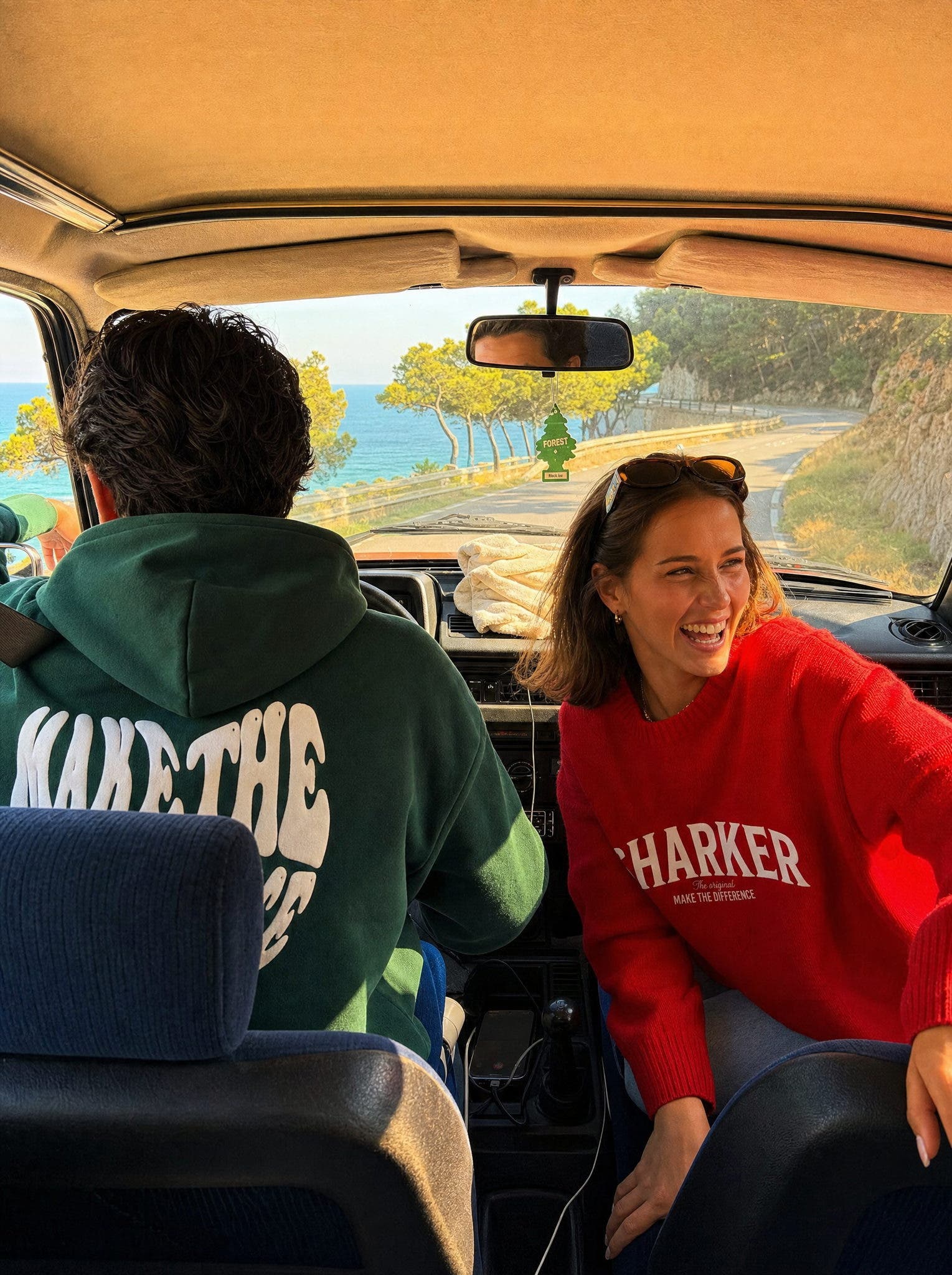 Hoodie Make the Difference Verde