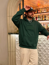 Hoodie Embroy Verde