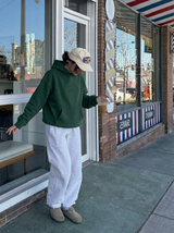 Hoodie Embroy Verde