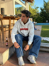 Hoodie Lips Gris