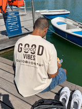 Camiseta Good Vives Beige