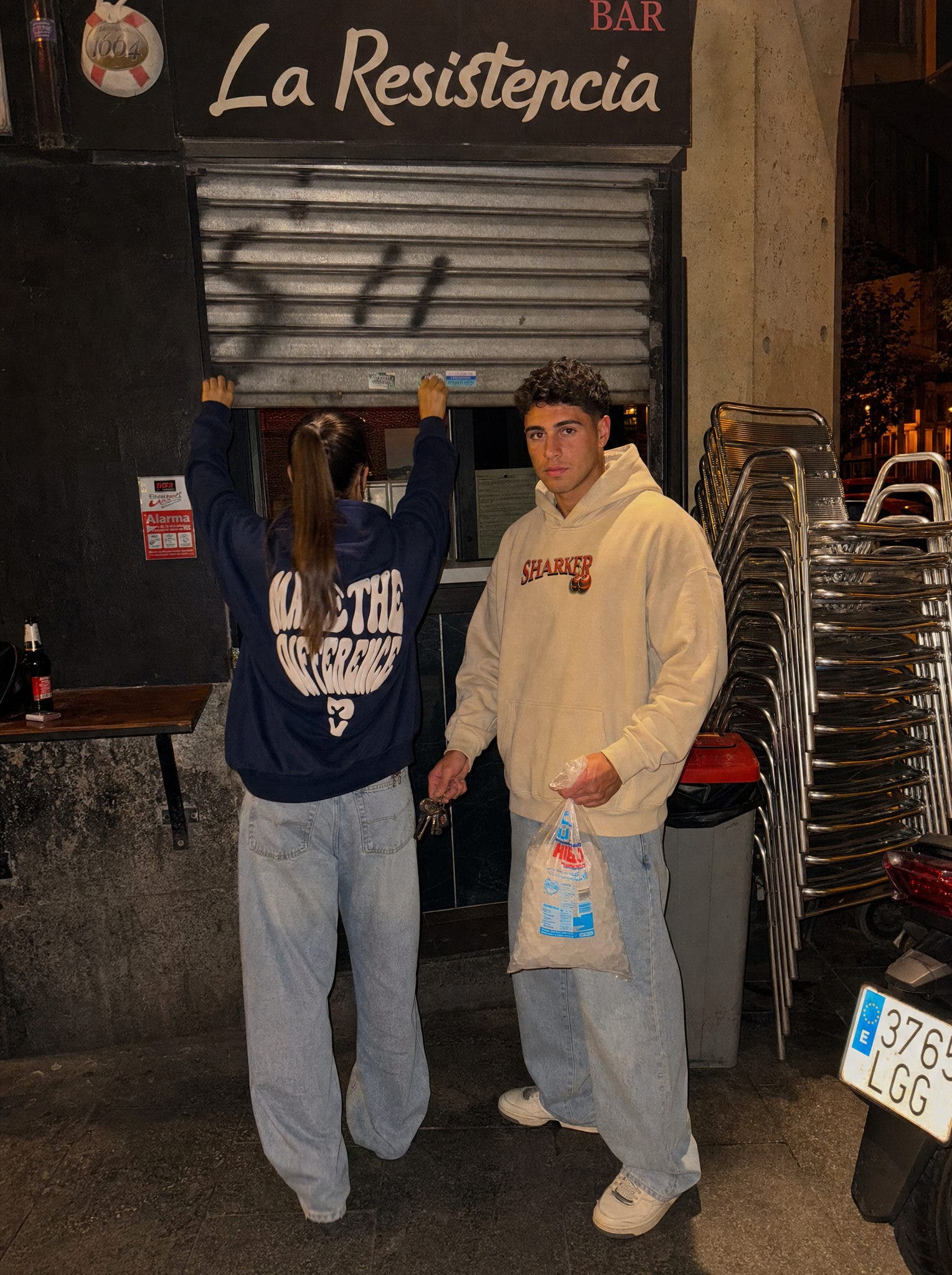Hoodie Make the Difference Azul